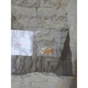 Adornia 791109046296  14k Gold Plated Chunky Paperclip Bracelet